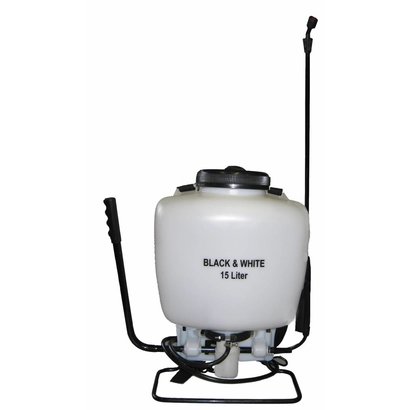 Black & White spruzzatore 15 l (serbatoio bianco)