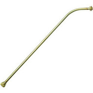 Extension curved brass 30 cm