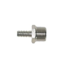 Hose barb nickel plated 9 mm x ½