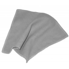 Paño de microfibra para gafas 15 x 20 cm gris claro