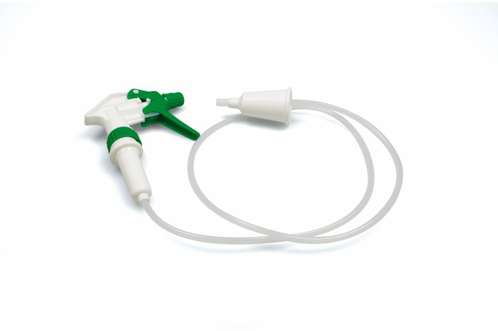 Spray-Tube white/green Witte