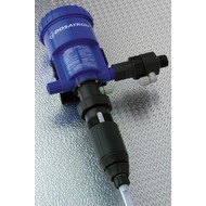 Dosing pump adjustable from 3 to 10 % with external injection