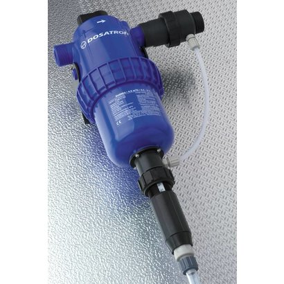 Dosing pump adjustable from 0.5 to 3 % with external injection