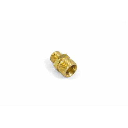 Nipple brass M22-1,5Mx1/4M