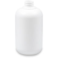 Botella polietileno 500 ml blanca 28/410