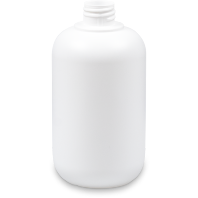 Bouteille polyéthylène 500 ml blanc 28/410
