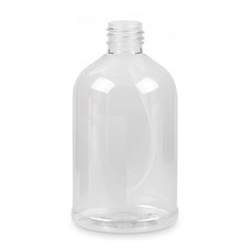 Bottle 500 ml PET transparent 28/410