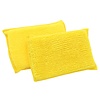 Pack of 10 Yellow Sponges 14 x 9 cm