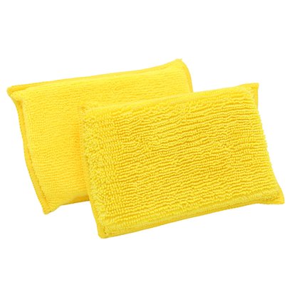 Pack of 10 Yellow Sponges 14 x 9 cm - De Witte