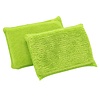 Pack of 10 Green Sponges 14 x 9 cm