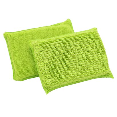 Sachet de 10 éponges Green Sponge DUO 14 x 9 cm