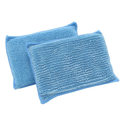 Pack of 10 Blue Sponges 14 x 9 cm