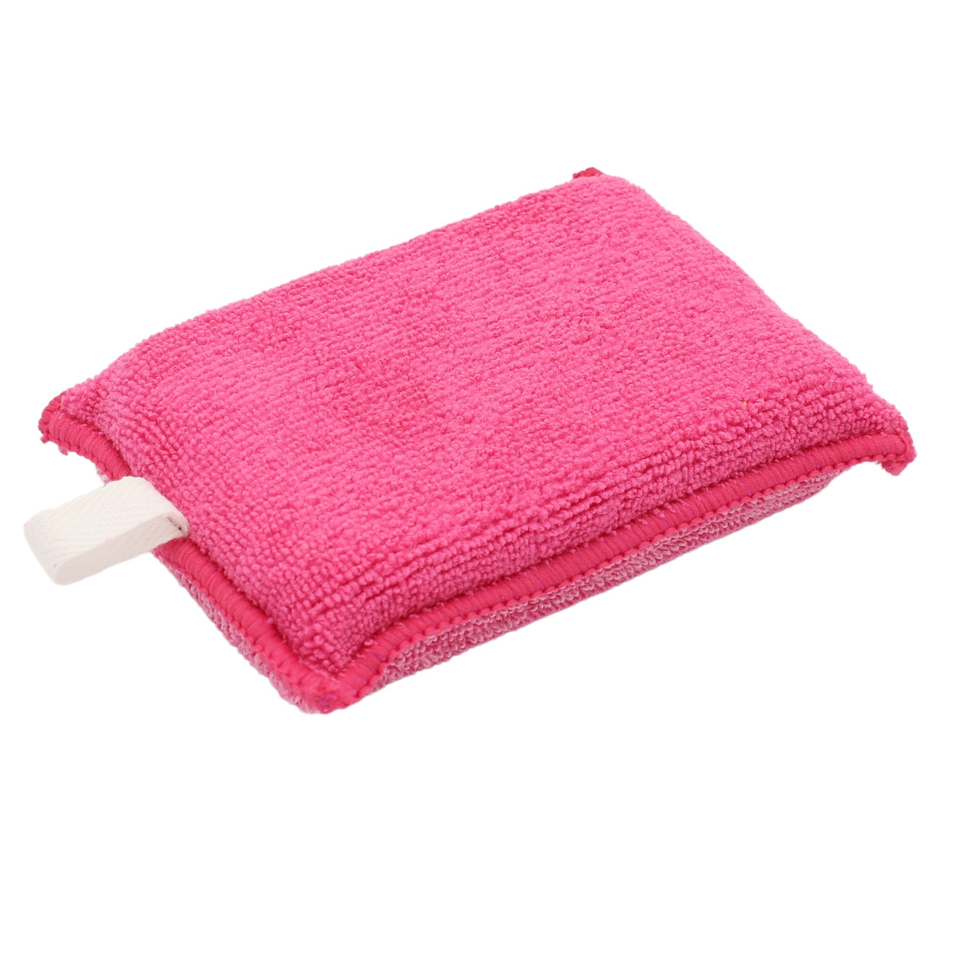 Pack of 10 Pink Sponges 14 x 9 cm De Witte