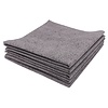 Pack of 5 x PU microfibre cloth 37 x 37 cm grey