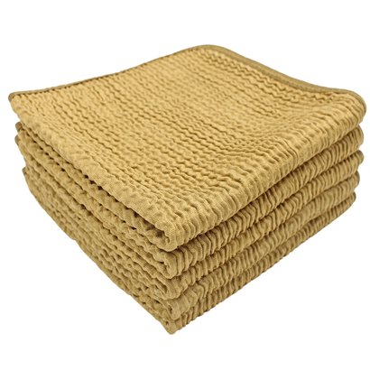 Pack 5 x Olympic WAVE cloth Gold 36 x 36 cm
