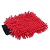 Washing glove Microfibre ''Rasta'' cherry red