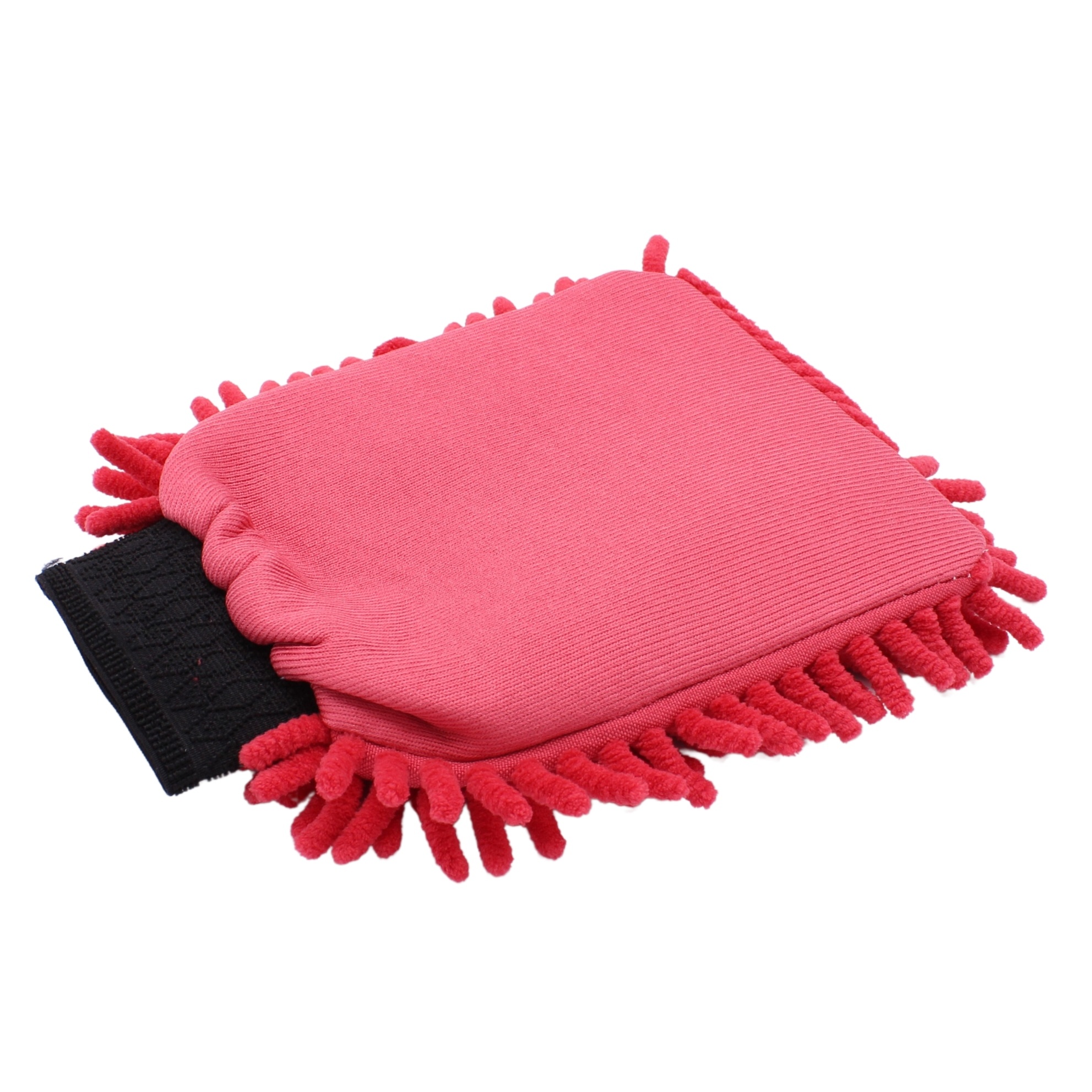 Gant de lavage en microfibre Cleandetail - Gant de lavage rouge
