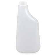 Botella de polietileno de 600 ml transparente