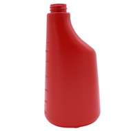 Botella de polietileno 600 ml rojo