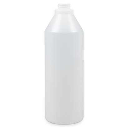 Fles polyethyleen 1000 ml transparant
