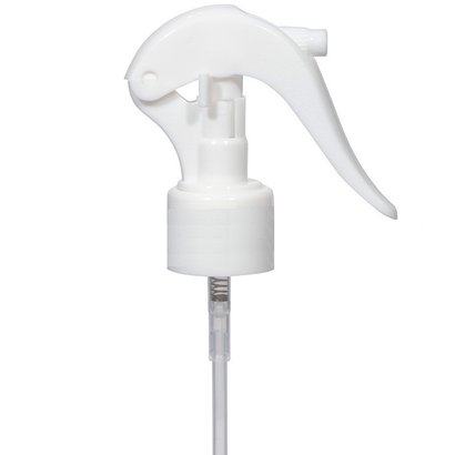 Mini Trigger Sprayer weiß für PET Flasche 250 ml