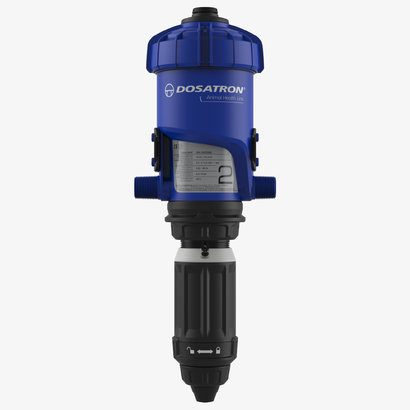 Dosing pump adjustable from 0.2 to 2 %