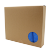 Karton 5 x Soft Boxed 40 x 40 cm blau