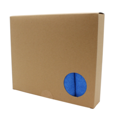 Boîte 5 x Soft Boxed 40 x 40 cm bleu
