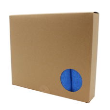 Box 5 x Soft Boxed 40 x 40 cm blue