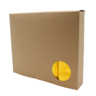 Scatola 5 x Soft Boxed 40 x 40 cm giallo