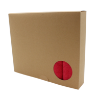Caja 5 x Soft Boxed 40 x 40 cm rojo