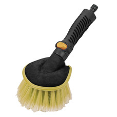 Brosse voitures avec passage d'eau 26 cm jaune