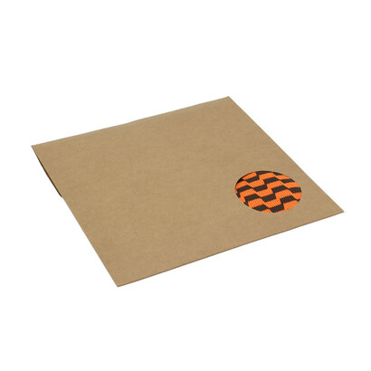 Box with Top Dry Microfibre black/orange 50 x 70 cm