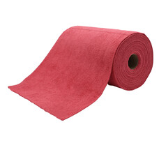 Rotolo 75 x Microfibre Tricot First rosse 30 x 30 cm