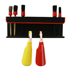 Rastrelliera per pennelli da dettaglio& flaconi spray