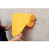 Wall support for microfibre cloth rolls