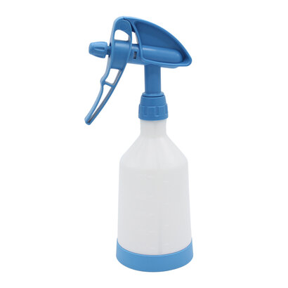 2-Way Tex Spray tête double action bleu 360° + Bouteille 0,5 L