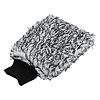 Washing mitt speckled white/black