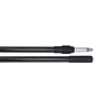 Telescopic handle 2 x 1.20 m PRO black
