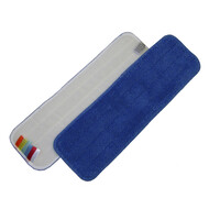 Mopa de microfibra 44 cm azul con velcro y código de colores
