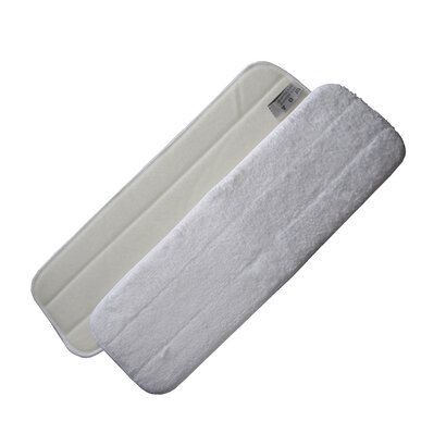 Mop microvezel 60 cm wit met velcro