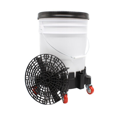 Bucket Filter - kit completo (filtro, balde blanco, tapa) con carrito incluido