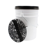 Bucket Filter - complete set (grate, white bucket, lid)