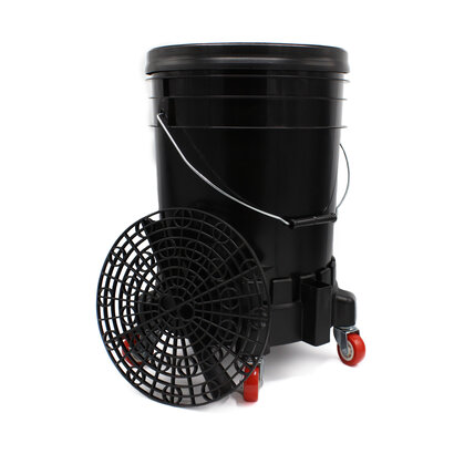 Bucket Filter - complete set inclusief karretje (filter, zwarte emmer, deksel)