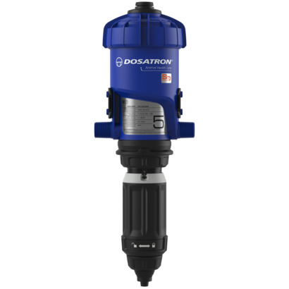 Dosing pump adjustable from 1 to 5 %