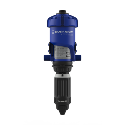 Dosing pump adjustable from 0.2 to 2 %