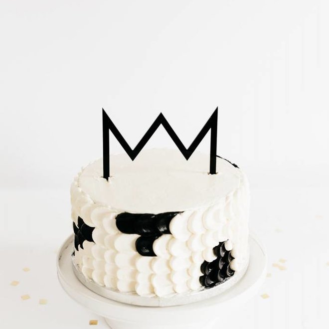 Caketopper Crown black