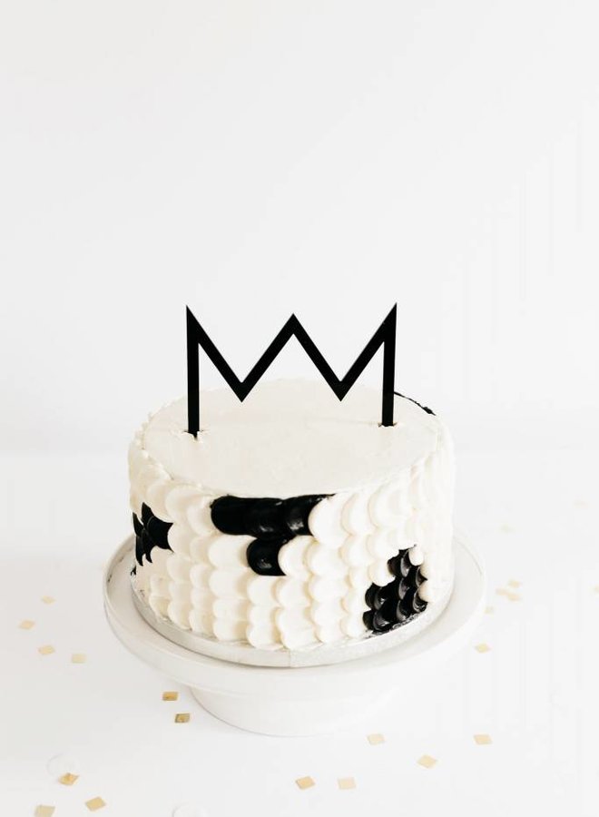 Caketopper Crown black
