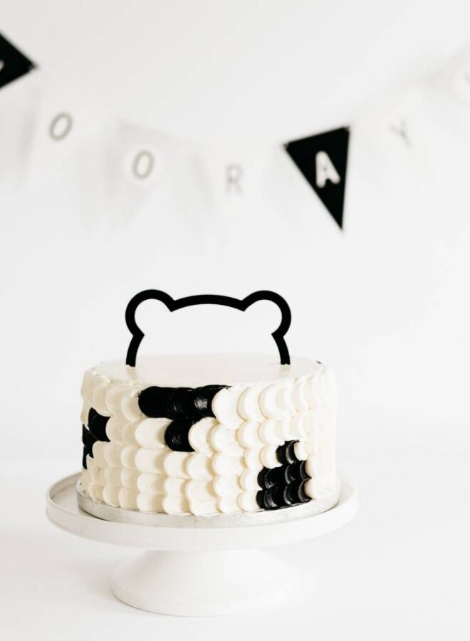 Caketopper Ours noir