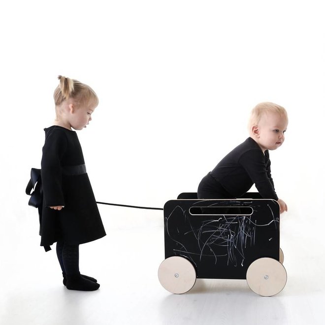 Ooh Noo Toy Chest on wheels Blackboard